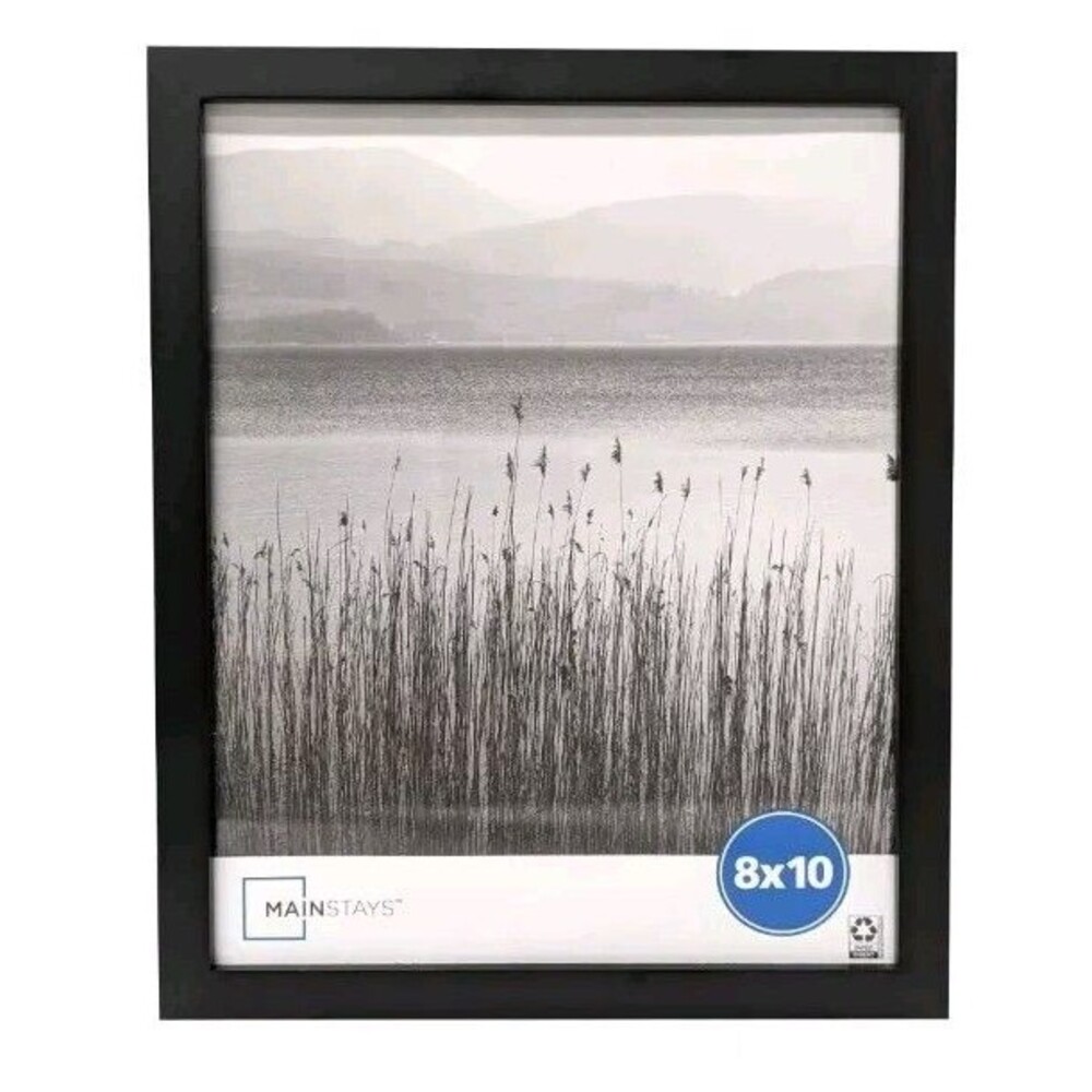 Mainstays 8x10 Linear Gallery Tabletop Picture Frame, Black